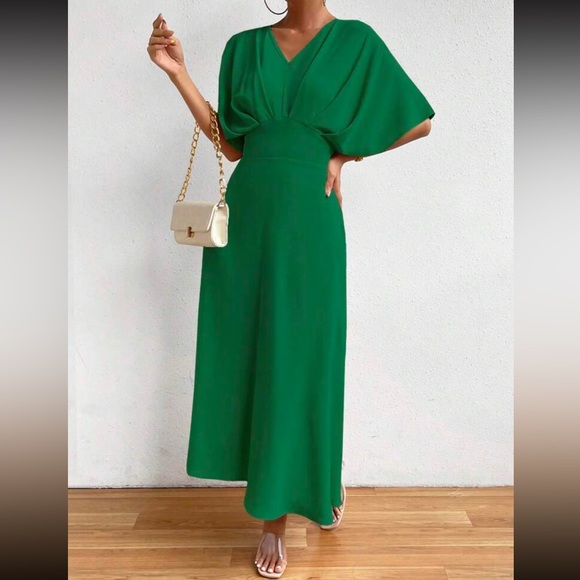 Boho batwing sleeve A line dress - Picture 6 of 6